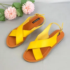 AMOZAE- - Fashionable Leather Sandals Summer Design for Women