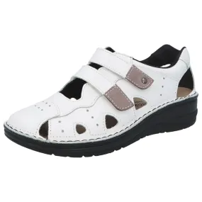 Berkemann Larena Women's Sandal In White Calfskin