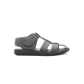 Boys Grey Formal Sandal KD9391