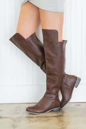 Comfortably Collected Boots, Brown