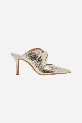 Dolce Vita Kelsy Heels in Platinum Distressed Leather