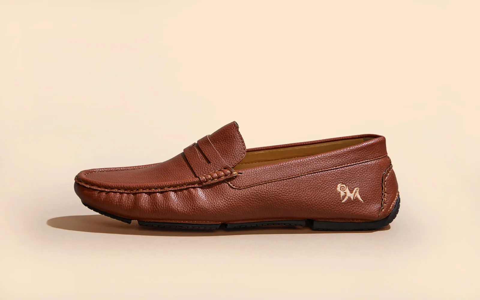 Dress Loafers : Tan