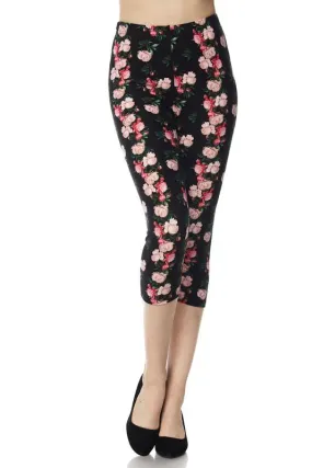 Fabulous Floral Capri Leggings