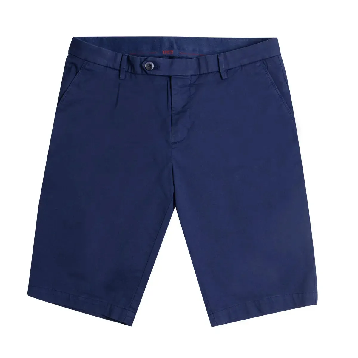 Navy Cotton Stretch Chino Shorts