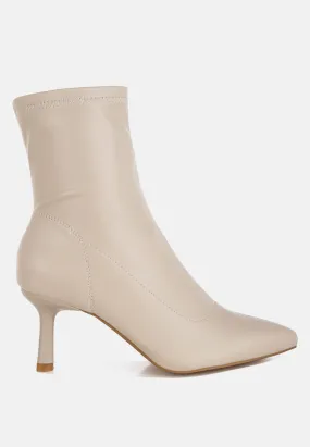 Pumila Stiletto Heel Sock Boots