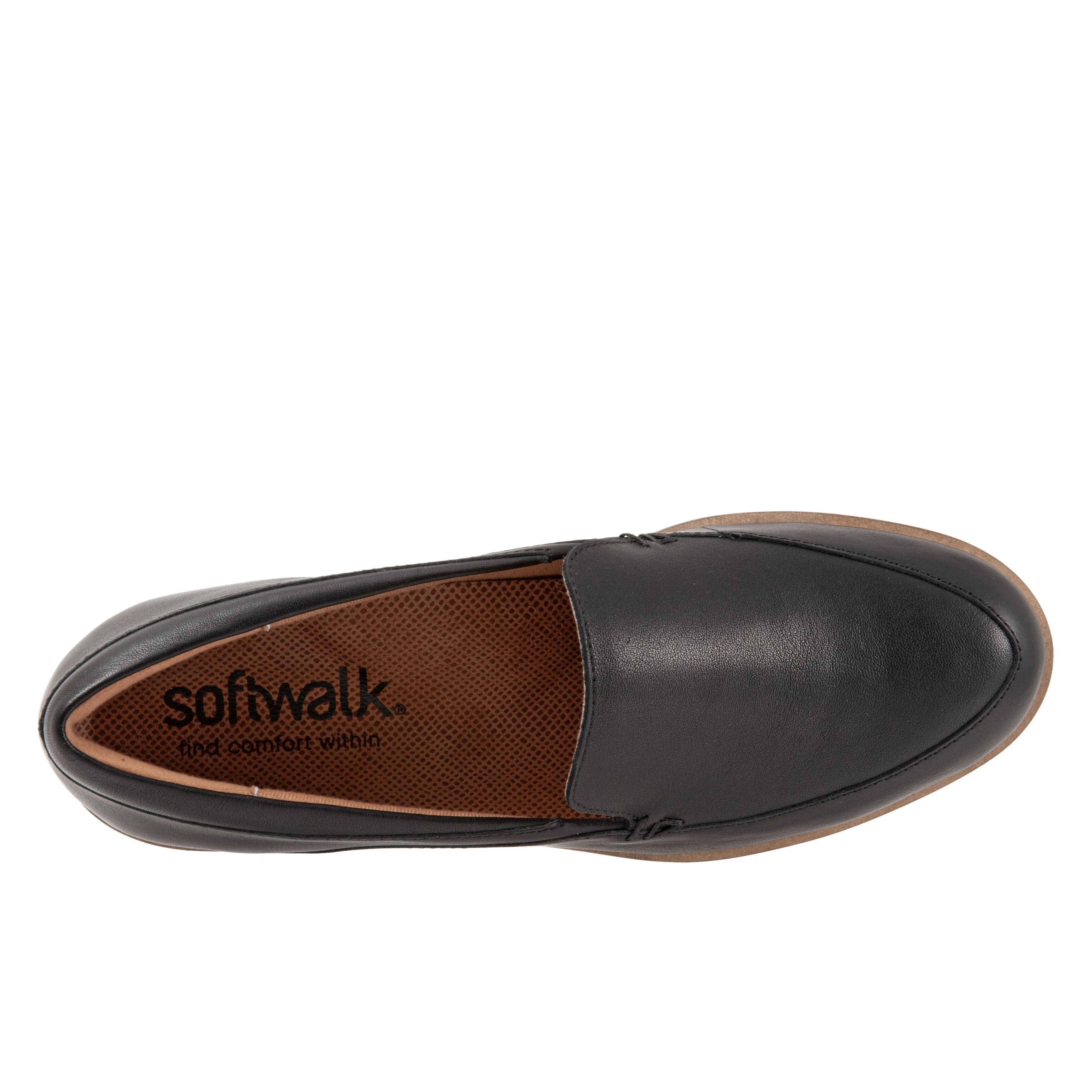 Windsor Black Loafers Slip-on Shoes