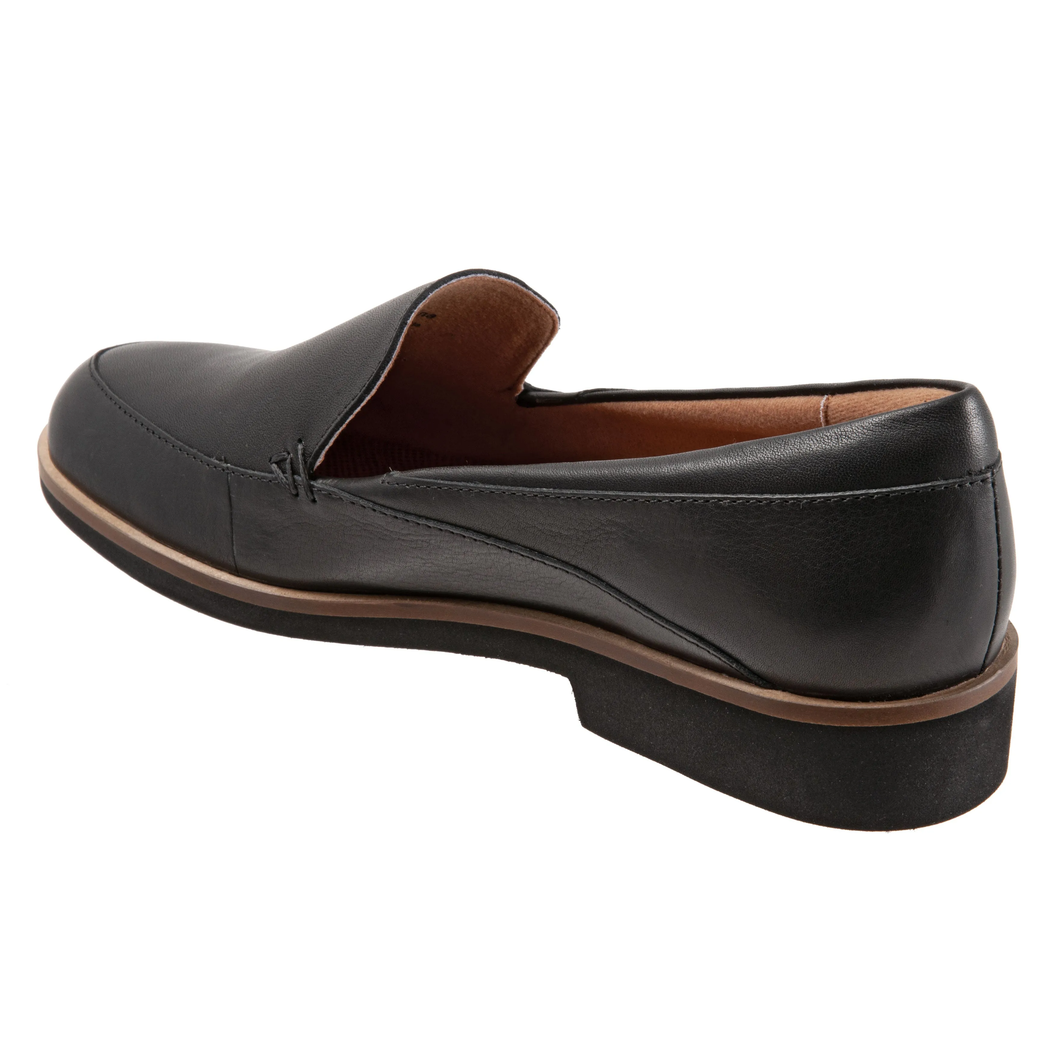 Windsor Black Loafers Slip-on Shoes